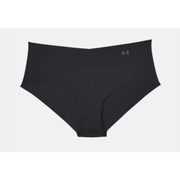 Under Armour UA Pure Stretch Black Hipster Panties  Size Small 52339 - Picture 1 of 5